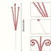 5 Pcs Festive Candy Cane Branches, Red, White Green Wool Curly Lollipop Decor for Christmas Tree Vase Filler Holiday Party Home Decoration