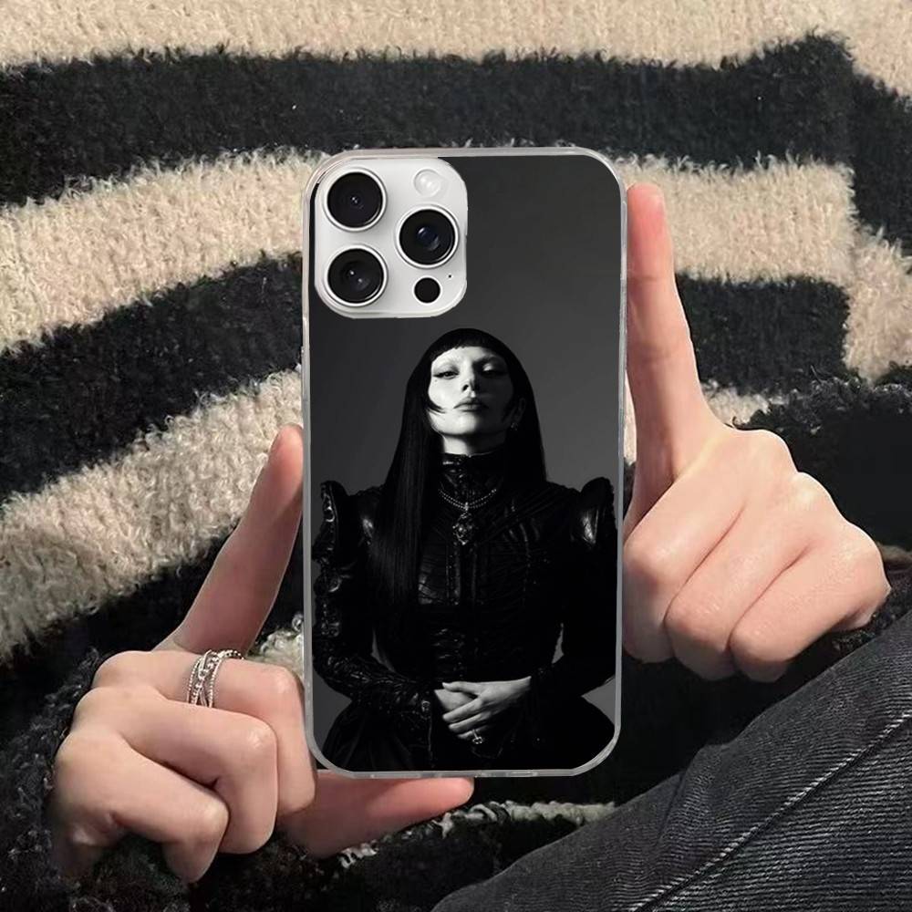 Чехол для телефона Singer L-Lady Gaga Mayhem для iPhone 17 16 15 14 13 12 11 Plus Pro Max Сатиновый Цветной Глянцевая Поверхность