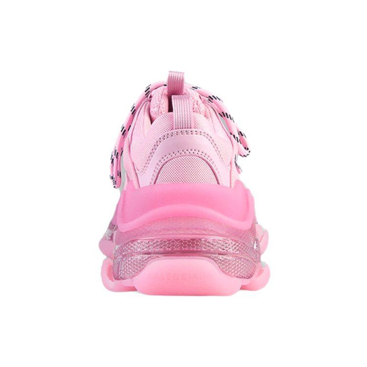 Balenciaga Кроссовки Triple S на прозрачной подошве Розовые Женские 544351W2GA15760