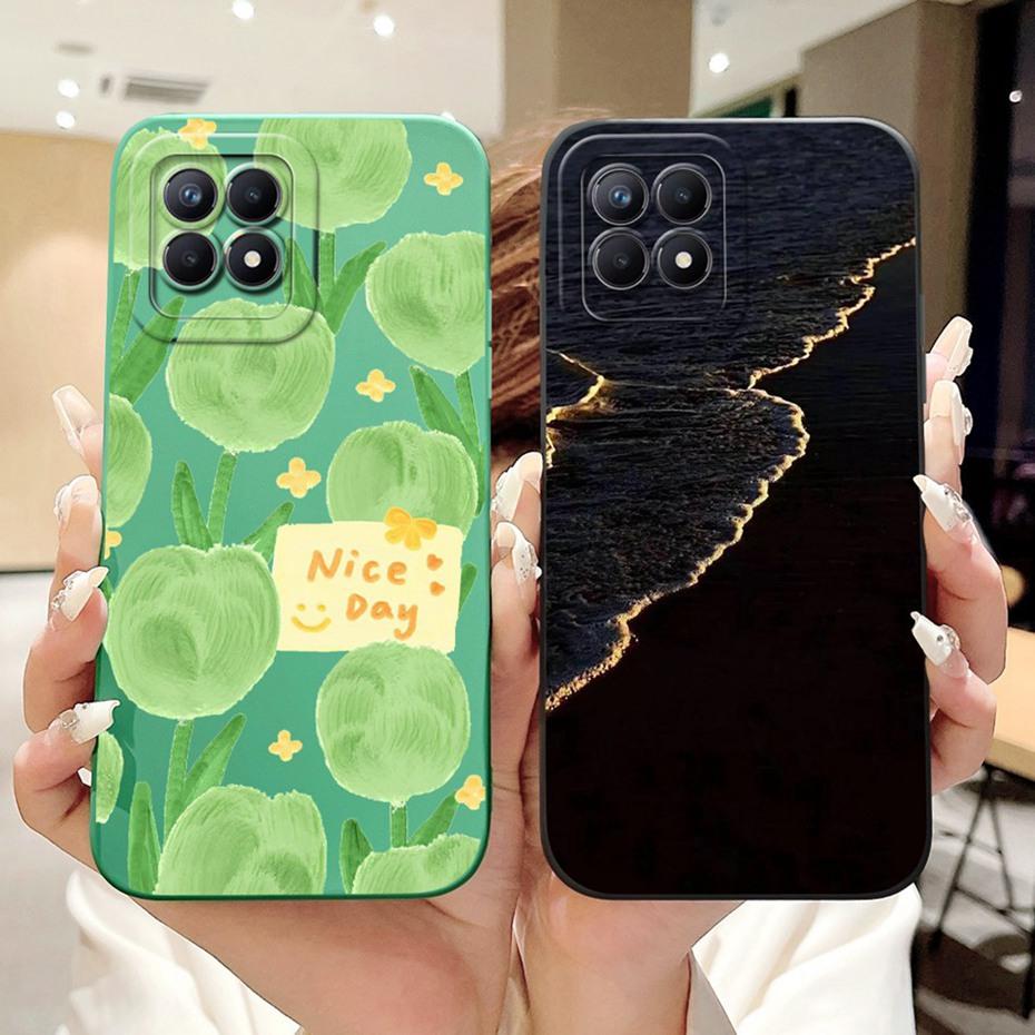 Защитный чехол для объектива для Realme 8i RMX3151 Модный принт Мягкий силиконовый чехол-бампер для Realme8i