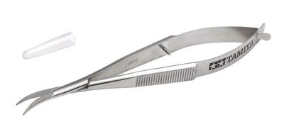 Craft Tool Series Mini 4WD изогнутые ножницы для поликарбонатного корпуса пластиковый модельный инструмент 74151 № 151