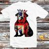 Buldog British Dog Union Jack Flag Crown Queen Jubilee T Shirt B756