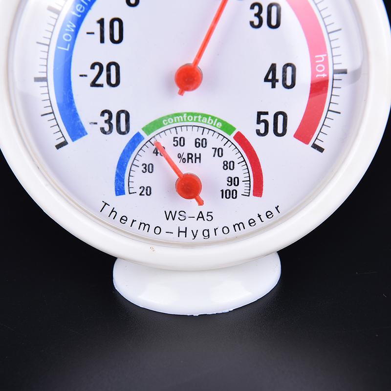 Практичный прибор гигрометра температуры детской комнаты белого цвета
