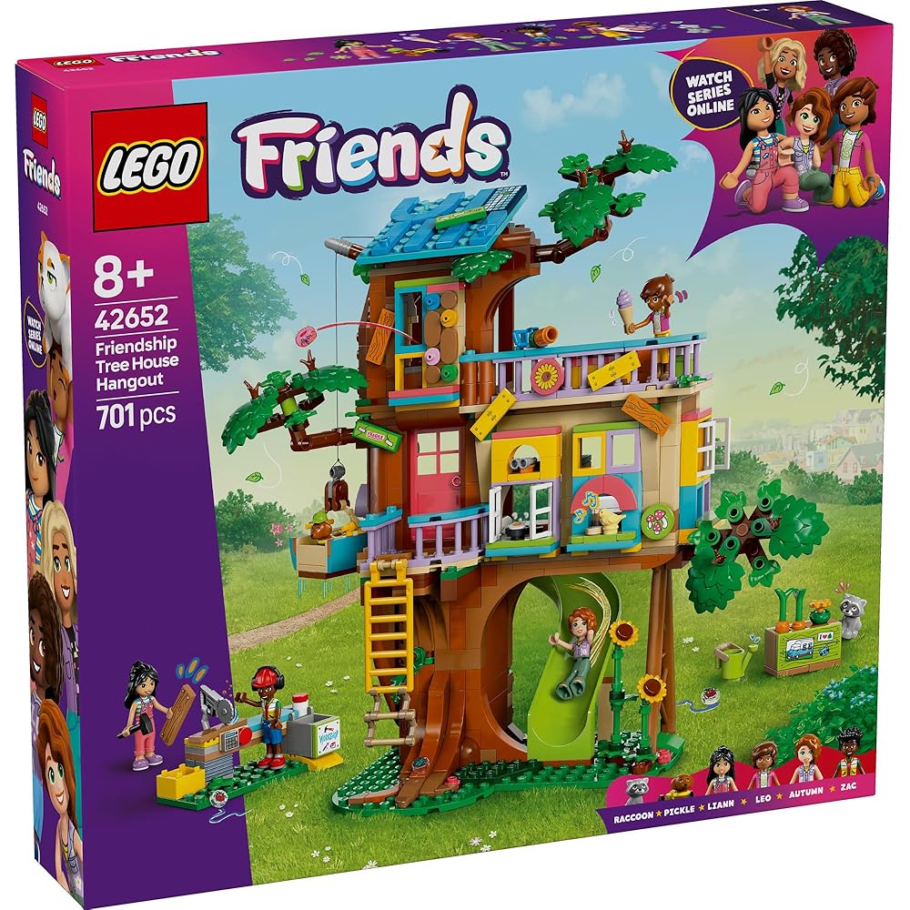 LEGO Friends Friendship Treehouse Building Set 42652 for Kids Ages 8-10