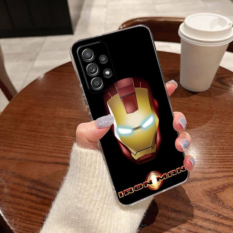 Прозрачный чехол Marvel Spiderman Deadpool Venom для Samsung Galaxy A57 A37 A56 A36 A55 A54 A35 A26 A07 A17 A16 A06 A36 A15 Мягкий чехол