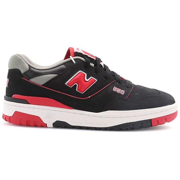 New Balance Кроссовки унисекс 550 черно-красные BB550SG1