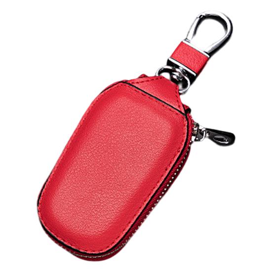 Металлический крючок, чехол для автомобильного ключа, прочный аксессуар, искусственная кожа, умный держатель цепи для автомобильной защиты
