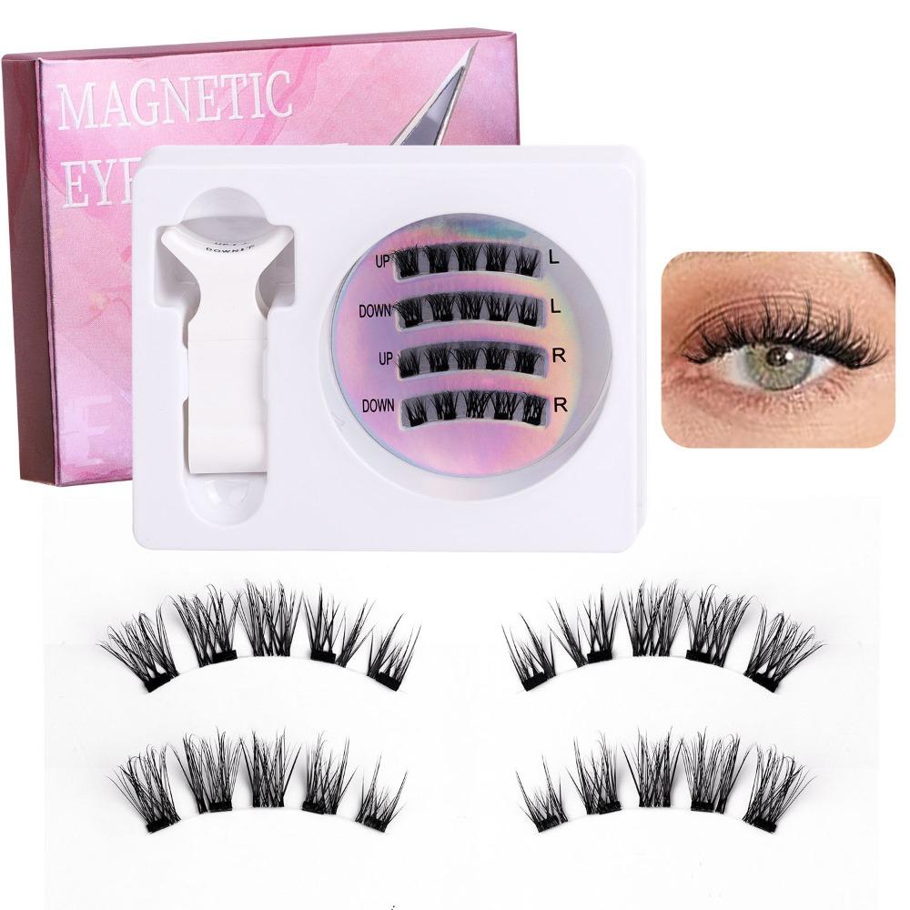 Накладные ресницы своими руками без клея L Curl Faux Mink Lashes Простые в использовании накладные ресницы кошачий глаз Инструменты для макияжа