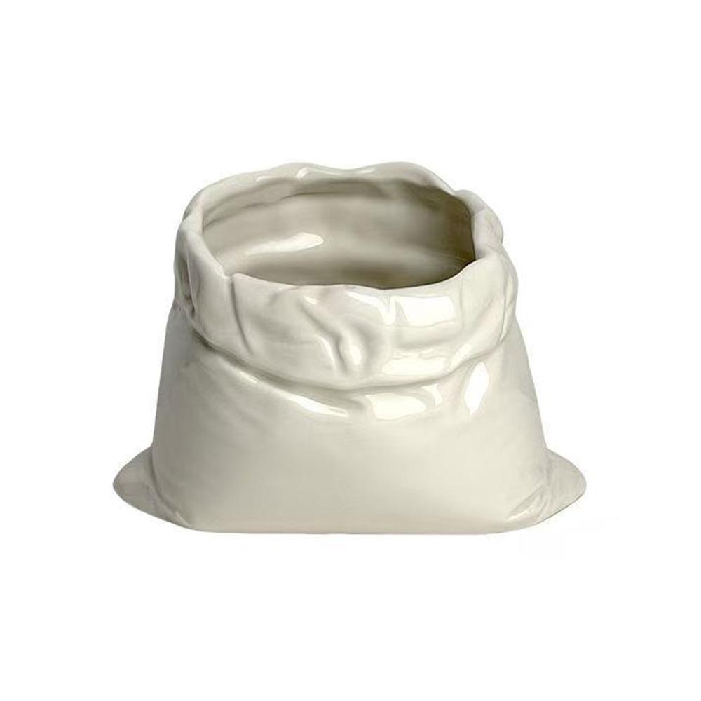 Large-caliber Bag-shaped Cup Heat-resistant Cloth Bag Mug Novelty Tea Cup  Home Gathering