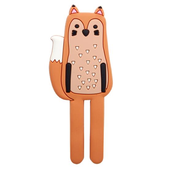 Магнит на холодильник, милая форма животного, силиконовая декоративная наклейка на холодильник, вешалка, крючок для дома