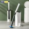 Disposable Cleaning Toilet Brush Long Handle No Dead Angle Cleaning Brush Replacement Brush Head Cleaning Tool