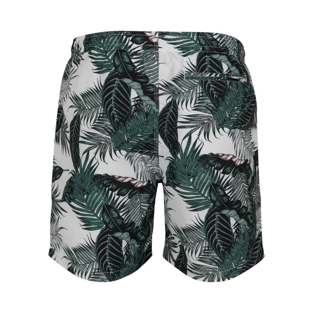 Urban Classics Mens Palm Leaf Swim Shorts