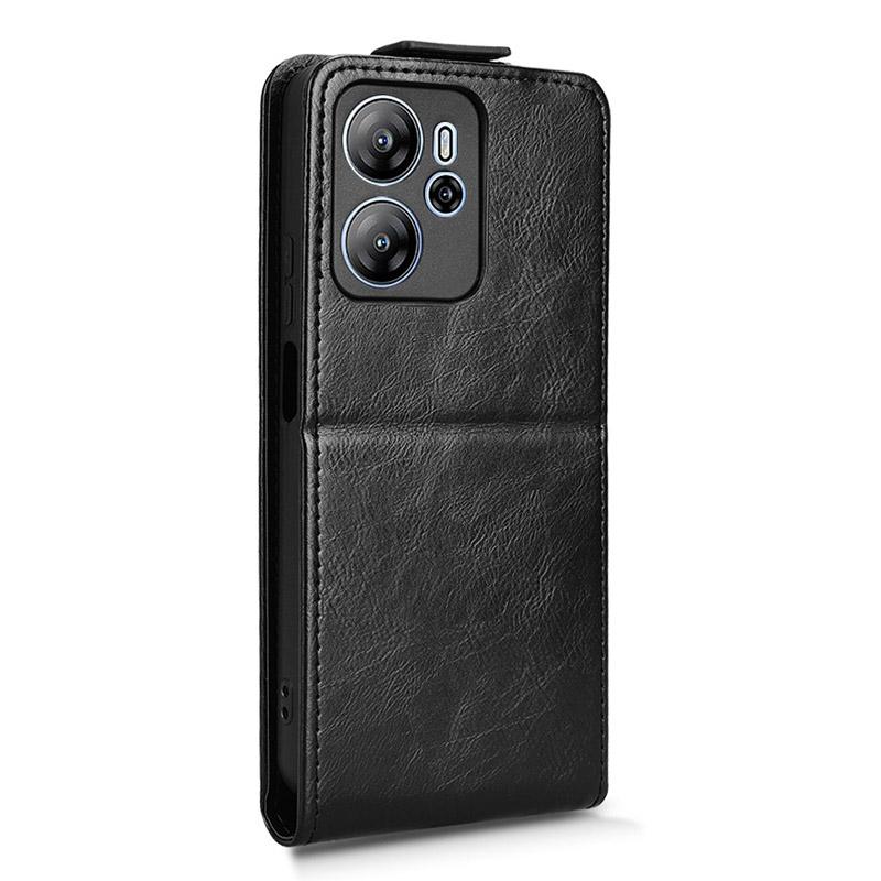 For Blackview Oscal Tiger 13 Stand Case Magnetic Clasp Vertical Flip Leather Phone Cover with Card Holder