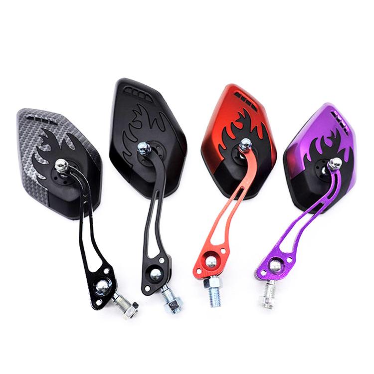 1 Pair Motorcycle Rear View Side Mirrors Auxiliary Rearview Mirror Universal Modified Parts For Scooter