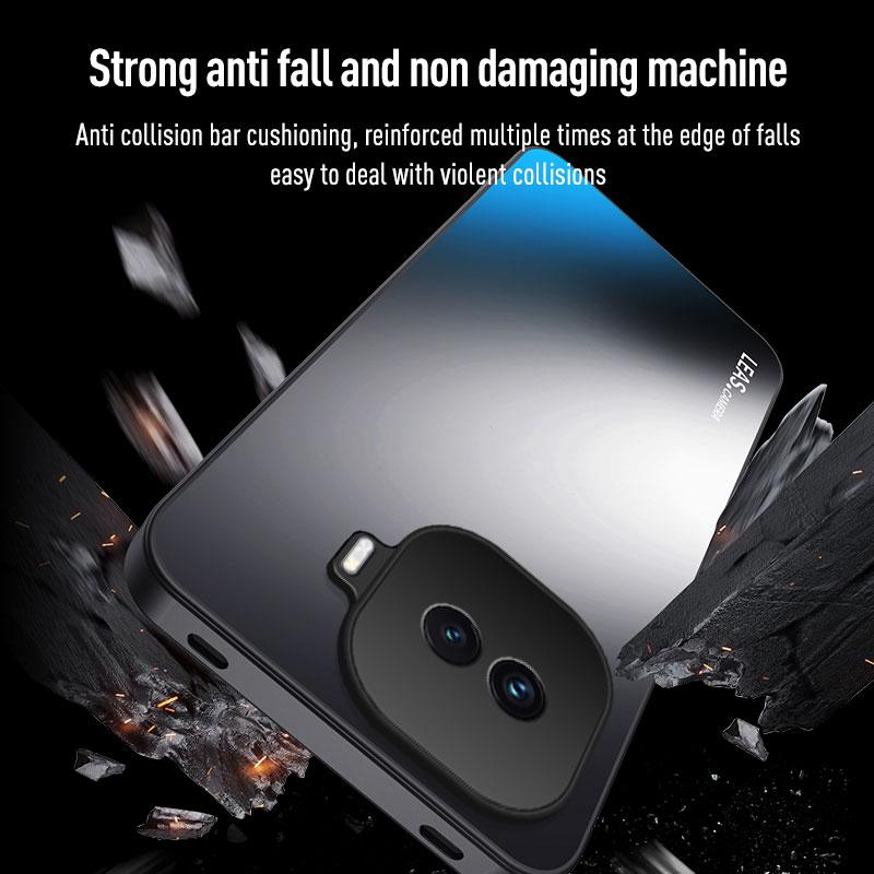 EUCAGR Для Vivo IQOO Z11 Turbo Роскошный Ударопрочный AG Матовый Мягкий ТПУ+ПК Матовая Задняя Крышка Для Vivo IQOO Z11Turbo Чехол для Телефона Coque
