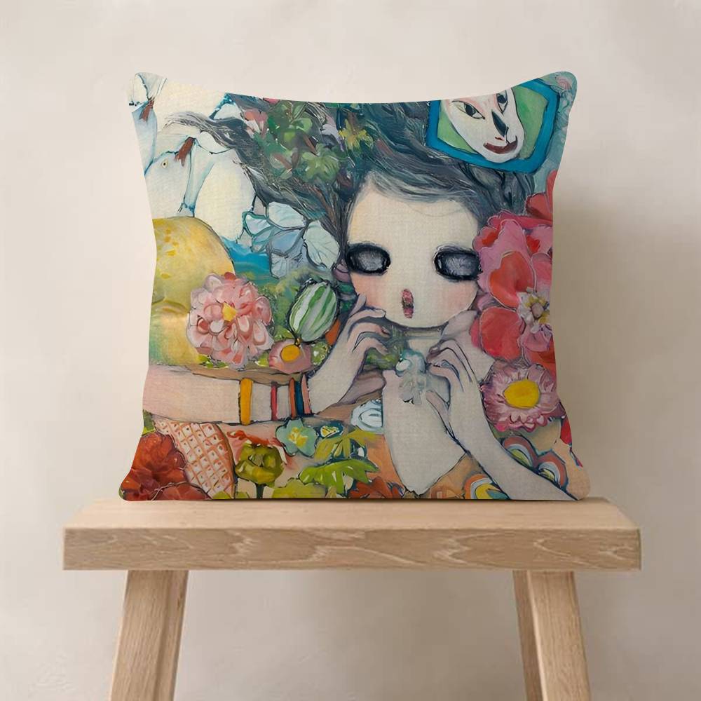 Aya Takano Decorative Personalized Picture Text Home Decorative Pillows Household Gifts xcm