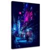 Canvas Print Neon Street