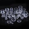17Pcs/Set 1:12 Dollhouse Miniature Transparent Tableware Diy Kitchenware Toys