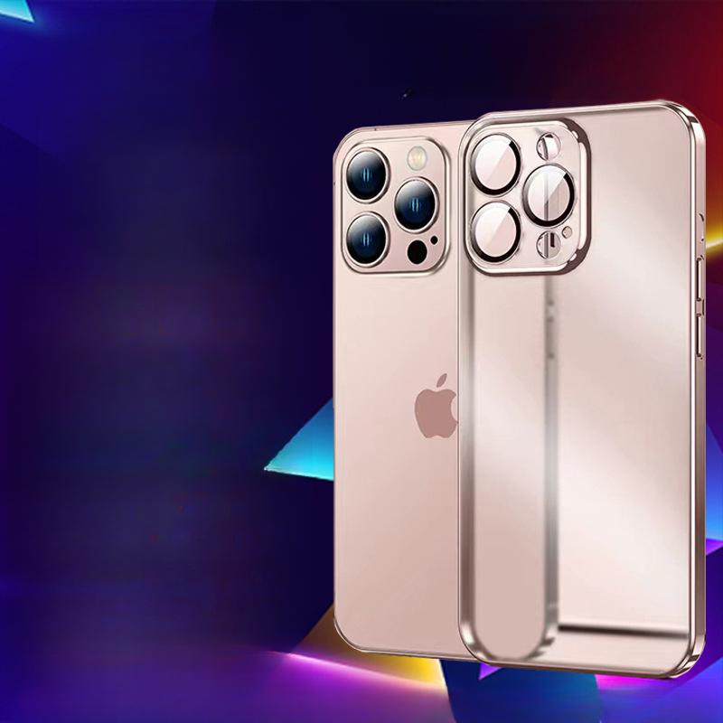 Подходит для Apple IPhone 14Pro Полностью закрывающий ПК чехол для телефона 15 Прозрачный 12/11/13 Жесткий чехол Xs