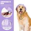 Dog Hat Cotton Puppy Sun Hats for Decoration 3Pcs Set in Purple