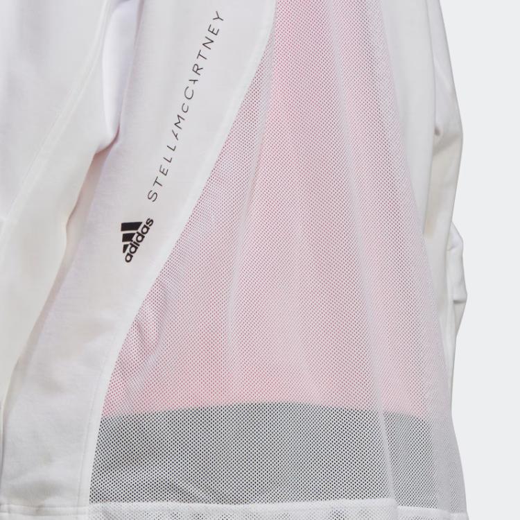 adidas Спортивный пуловер с длинным рукавом, женские топы, белый цвет HA8907