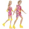 Пара Спортивное катание Крутые Граффити Наряды для Кена для 30см Кукол Одежда Кукольные Аксессуары 1/6 30см Кукольный Дом Игрушки(НЕТ КУКЛ)