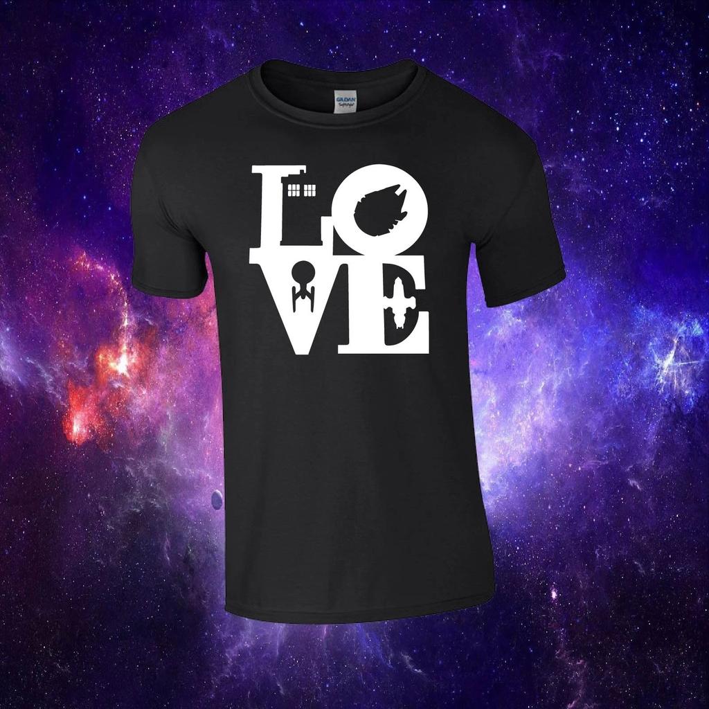 Love Dr Who Star Trek Star Wars Firefly Inspired Kids Unisex Top T-shirt