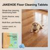 Jakehoe floor cleaning tablets decontaminate and protect the floor, fresh and fragrant, suitable for many materials 12pcs