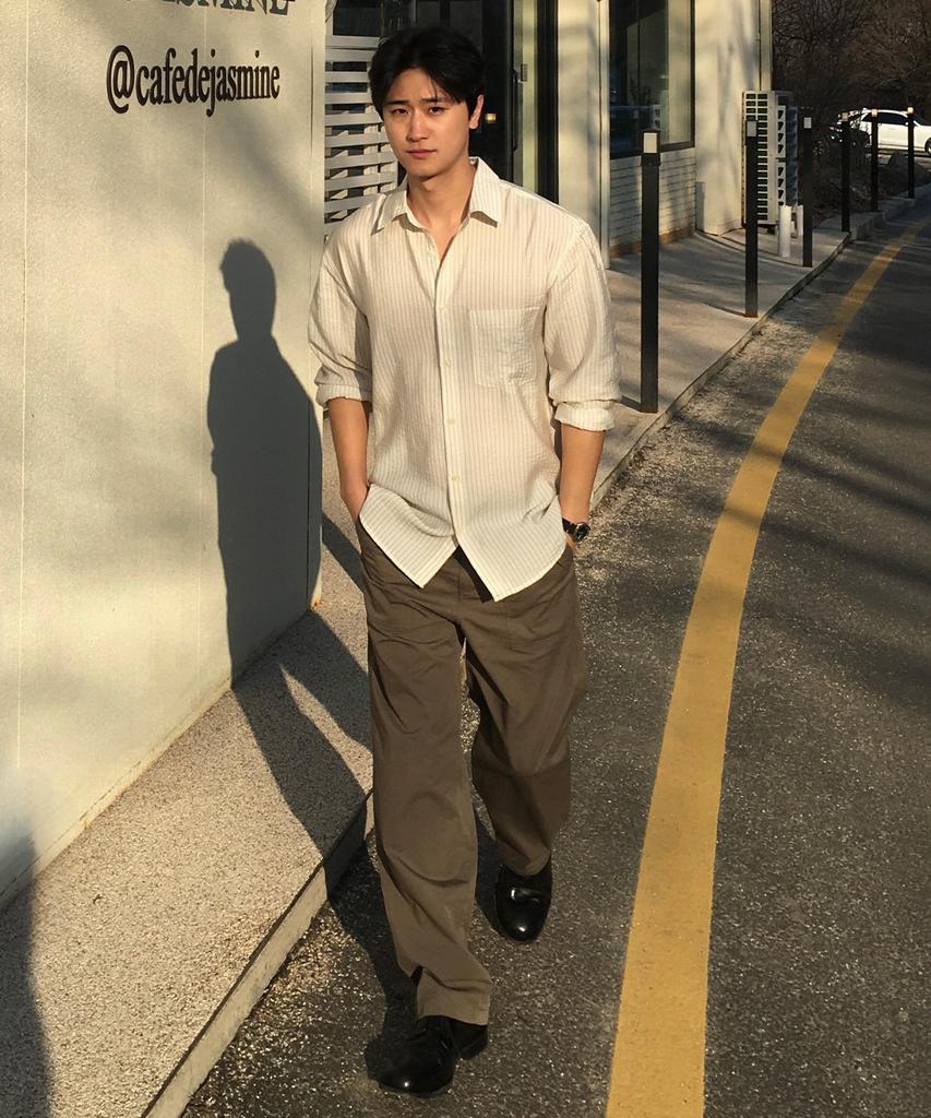 MINDBRIDGE [Couture] Регулируемые полуширокие брюки-карго - 4 цвета (Тип А)