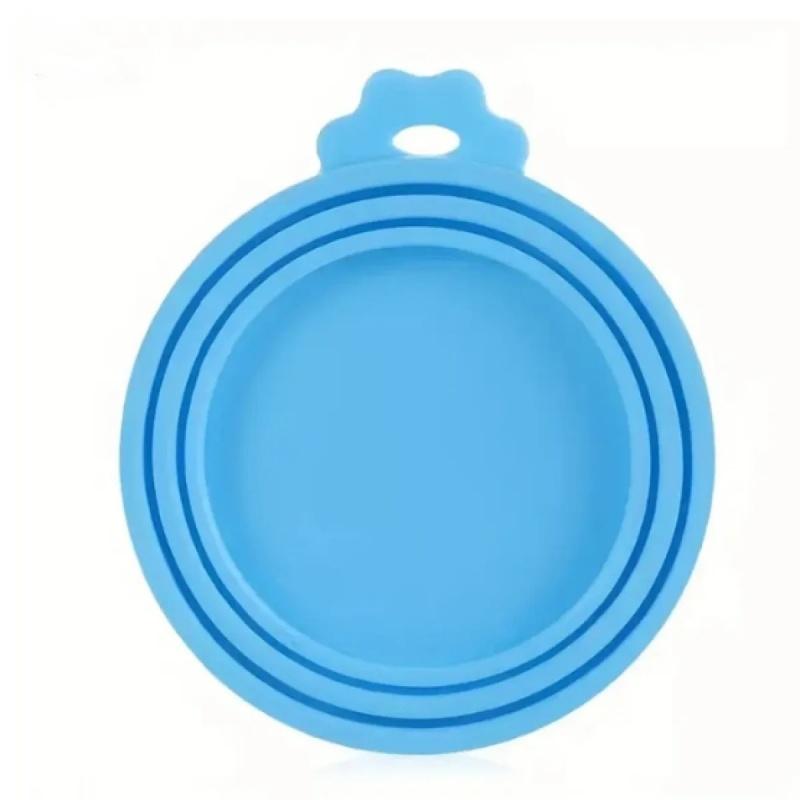 One Reusable Silicone Pet Can Lid Bpa Free Suitable For Most Sized Dog And Cat Cans - Keeps Food Fresh Prevents Bacterial Odors