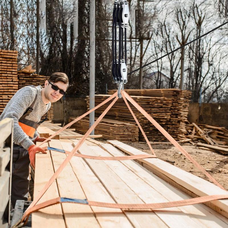 Блок и Талреп Таль Блок и Талреп Таль Блок Тали Грузоподъемность 1100 фунтов для Животных