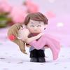 Couple Bride Groom Model Miniature Landscape Wedding Figurine Decor Ornament