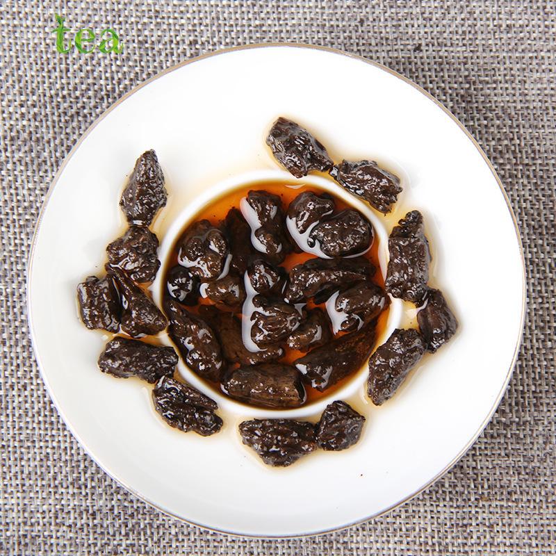 Чай Пуэр Мэнхай Жасминовый чай Ископаемый цветок жасмина аромат измельченного серебра сильный аромат зрелый чай оптом 500 г