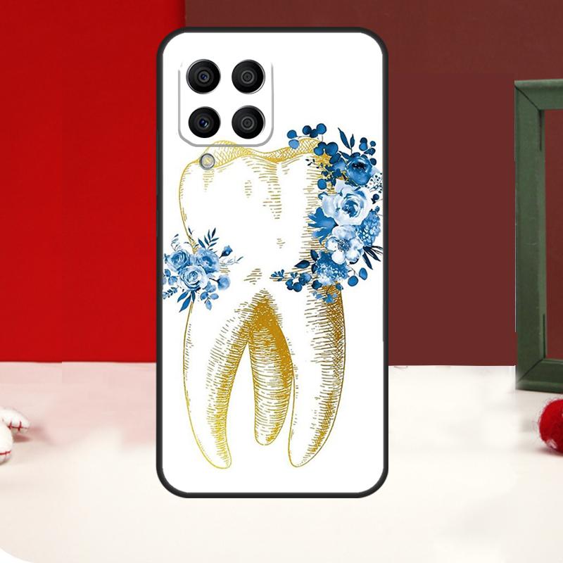 Чехол-анатомия зуба человека для Samsung Galaxy M14 M34 M54 M13 M53 M56 M52 M32 M16 M11 M21 M31 M35 M12 M15 M36 M55