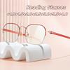 2025 Fashion Reading Glasses Women's INS Style Metal Oversized Frame Ultra-Lightweight Personalized Presbyopia Glasses