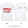 2025 Men's and Women's Clothing Oversize Tees Summer Imagine Dragons Concert Support Around LOOM The Same Short-sleeved T-shirt