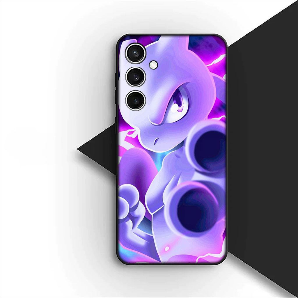 Mewtwo P-Pokemons Mew P-Pikachus Phone Cover for Motorola Moto G55 G45 G75 G85 G13 Edge 50 30 Fusion 40 NEO Ultra Pro Soft Case