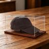 Clear Acrylic Hat Display Box for Baseball Caps and Bucket Hats Transparents Baseball Cap Presentation Box