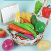 Artificial Fruit Vegetables Kitchen Plastic Model Fake Carrot Chili Pepper Food Onion Tomato Potato Corn Photography Props Decor