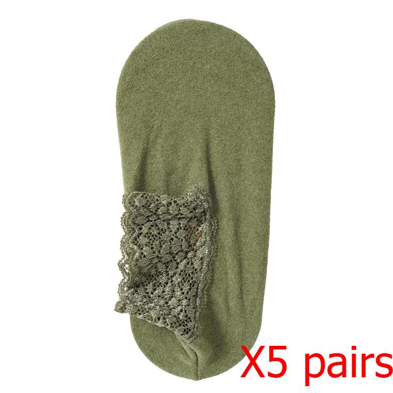 Женские осенне-зимние утолщенные теплые флисовые носки, кружевные носки до щиколотки, нескользящие носки-тахо