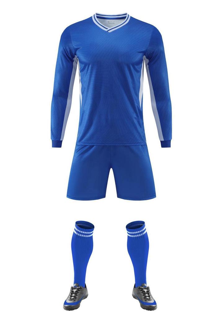 Kids' Long Sleeve Soccer Uniform Set for Spring & Fall - Includes Jersey, Shorts, Ideal for Jump Rope & Table Tennis