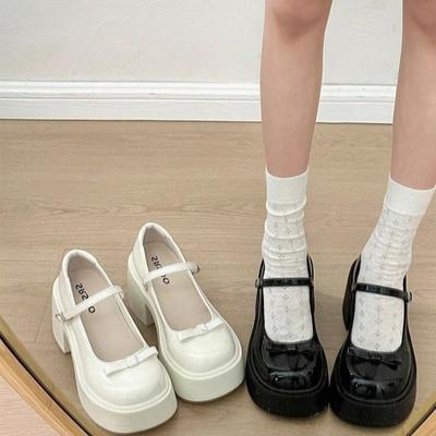 Модные женские кроссовки на платформе, милые туфли Мэри Джейн, весенне-осенние неглубокие повседневные кроссовки, горячая дизайнерская обувь для женщин