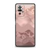 Чехол для телефона для Xiaomi Redmi Note 14 13 12 5G 11 10 Pro Plus 4G 9S 9 14C 13C 12C 10C 9C 9A Мягкий ТПУ Чехол Красивый Розовое золото искусство