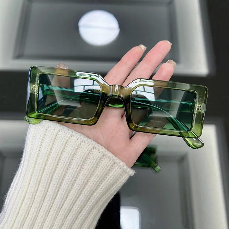 Модные винтажные квадратные солнцезащитные очки женские мужские дизайнерские ретро солнцезащитные очки женские мужские оправа панк зеркальные