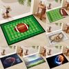 Super Bowl Themed NFL Rugs Non-Slip Machine Washable Floor Mats for Entryways and Holiday Decor Celebrate The Football Spirit