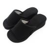 Okamura Slippers with Easy To Wear Heel, Black, NWAA5900BK, 5.5cm Heel, Wide,