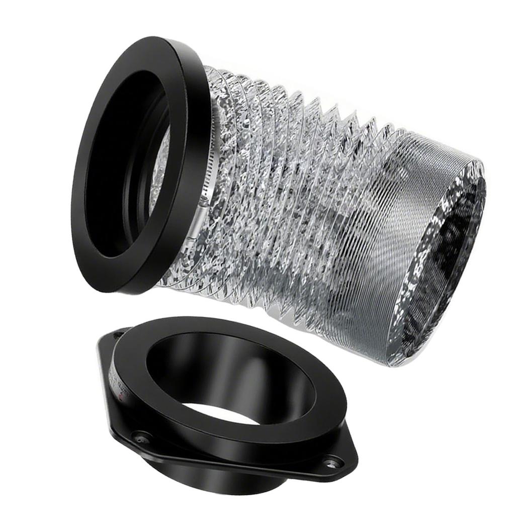 Магнитный комплект для соединения вентиляционного отверстия сушилки Гофрированный шланг из алюминиевой фольги Хомут из нержавеющей стали Герметичный соединитель вентиляционного отверстия сушилки