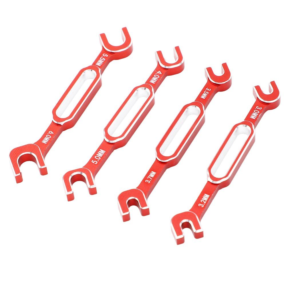 4Pcs/Set Multifunction RC Car Wrenches 3.0-6.0mm RC Maintenance Spanner For RC Crawler