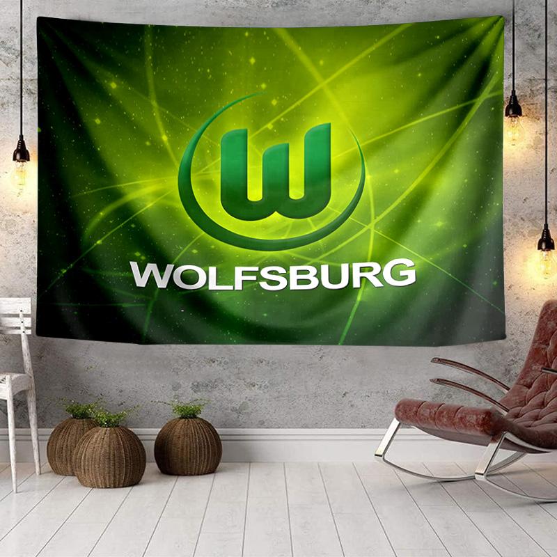 Vfl Football Crest Tapestry, Unique Design Tapestry, Wall Decor for Bedroom,Livingroom, Playroom,Heartwarming Fan Holiday Gifts