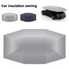 4.2x2.1m Car Summer Sunshade Umbrella Fully Automatic Folding Roof Summer Sunscreen Shed Remote Control Portable Canopy Cover